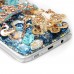 Samsung Galaxy Note 5 - Luxury Handmade Bling Bling 3D Rhinestone Crystal Protective Hard Clear Phone Cover Case - Crown and High Heel